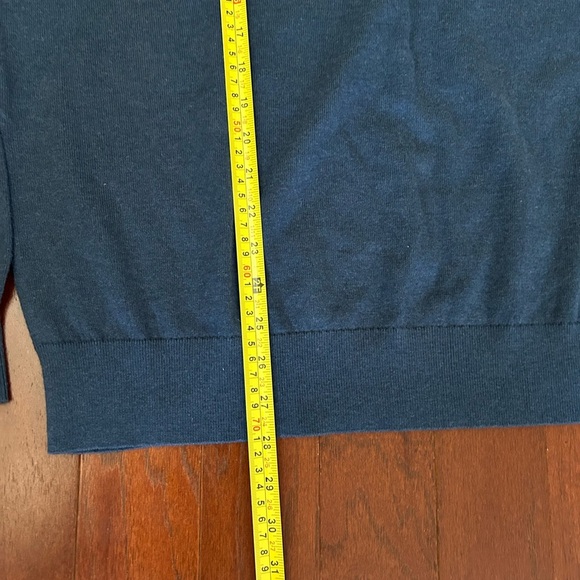 Modern Ambition Cotton Blend Polo Sweater size XL color Blue NWT - Picture 3 of 8